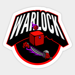 Warlock D6 Sticker